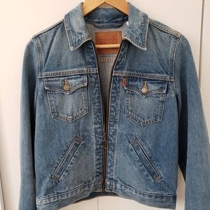 Levi's Jean Jacket Womens Sz Small zipper